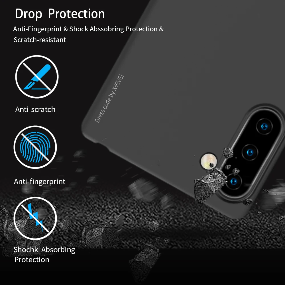 X-Level Case For Samsung Galaxy Note 10 Plus Ultra Thin Hard PC Back Cover For Samsung Note 10 Phone Case Note10 + Coque X-Level Case For Samsung Galaxy Note 10 Plus Ultra Thin Hard PC Back Cover For Samsung Note 10 Phone Case Note10 + Coque