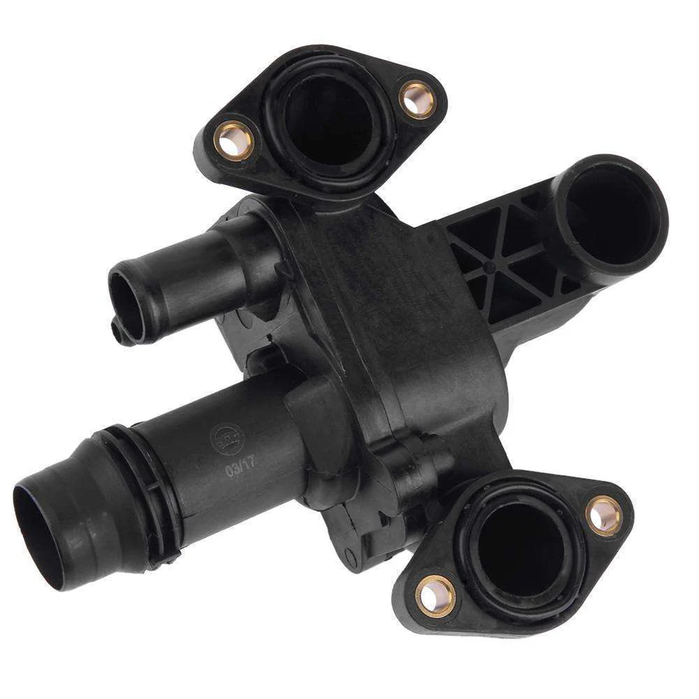 Car Cooling System Auto Engine Coolant Water Outlet Thermostat Housing Fit for Land Rover Discovery 3 Discovery 4 LR073372