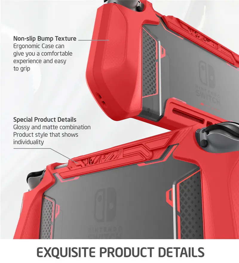 Прикрепляемый чехол для nintendo Switch Mumba Blade Series TPU Grip Cover совместим с консолью nintendo Switch и контроллером Joy-Con