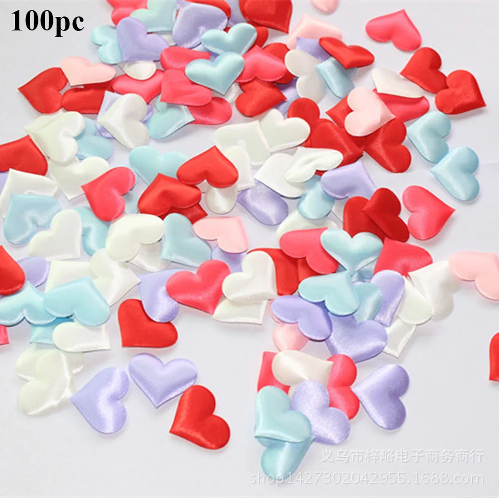 3.5cm mix 50/100/200 шт сердце Форма ручной пледы свадебные конфетти Цветной Бумага Конфетти Свадебные Обручение стол посыпать Цветы украшения - Цвет: 3.5cm mix