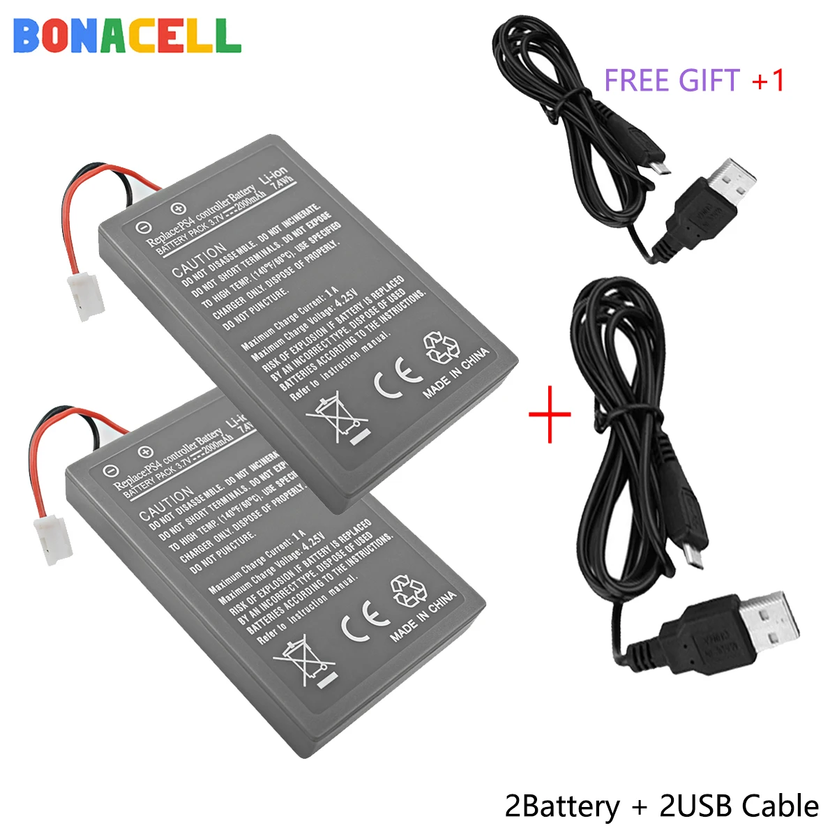 Bonacell For Sony Ps4 Ps4 Slim 2 0ah Replacement Battery With Charging Cable For Dual Shock 4 Gamepad Wireless Controller Rechargeable Batteries Aliexpress Bonacell For Sony Ps4 Ps4 Slim 2 0ah Replacement Battery With Charging Cable For Dual Shock 4 Gamepad Wireless Controller Rechargeable Batteries Aliexpress