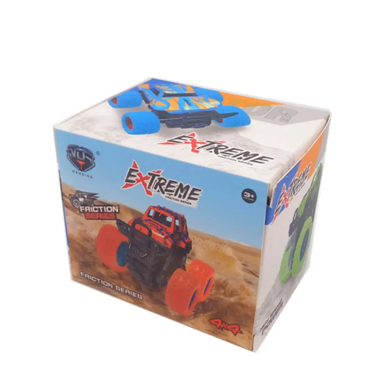 Детей с полосатым топом и зеленой Машинки Игрушки RC Monster Truck инерции внедорожник трения Мощность машин для маленьких мальчиков супермашинки вспыш и чудо-грузовик Детский подарок игрушки