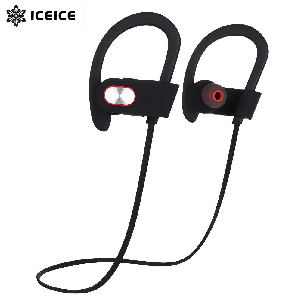 

ICEICE Wireless Bluetooth Earphone Stereo Sports Waterproof Earbuds Wireless in-ear Headset with Mic For IPhone 7 Samsung