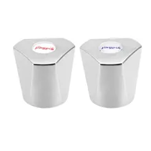 Uxcell кран ручка 29 мм Диаметр Универсальный Замена Ручка Комплект Серебряный тон 2 шт