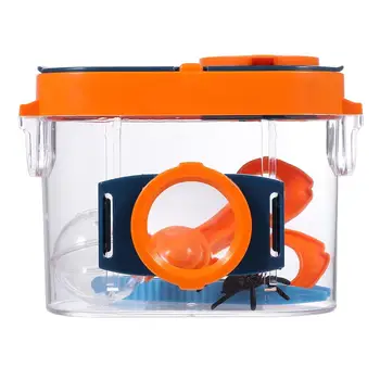 

1pc Children's Classroom Tool Exploration Double Lens Insect Observation Box