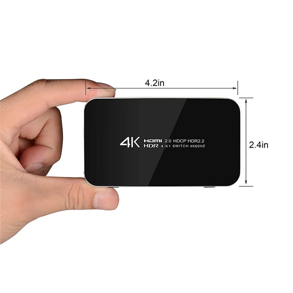2020 Navceker HDR HDMI 2 0 переключатель с поддержкой HDCP и ИК пультом дистанционного