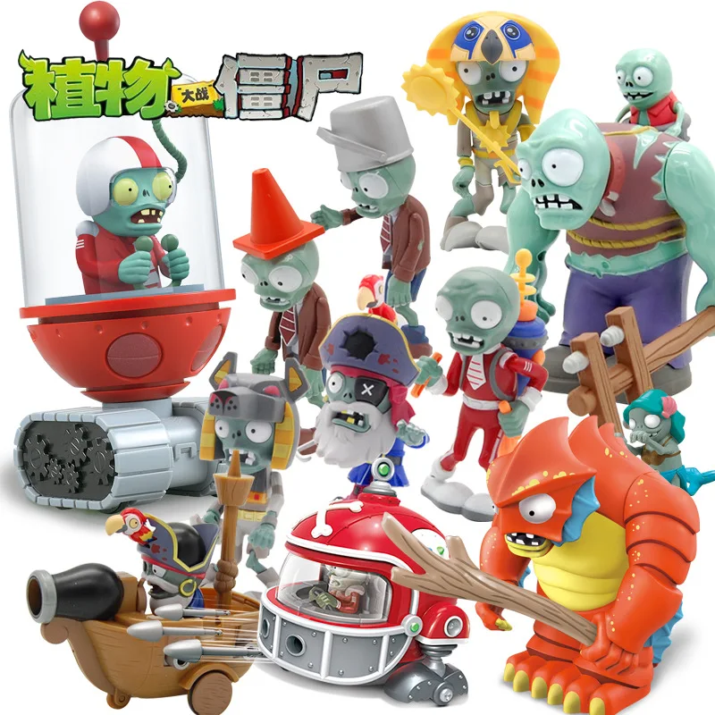 

Plants vs Zombies Children's Toy Accessories Bulk Barricade Iron Bucket Sun God Cowboy Xinjiang Corpse Figure Hand