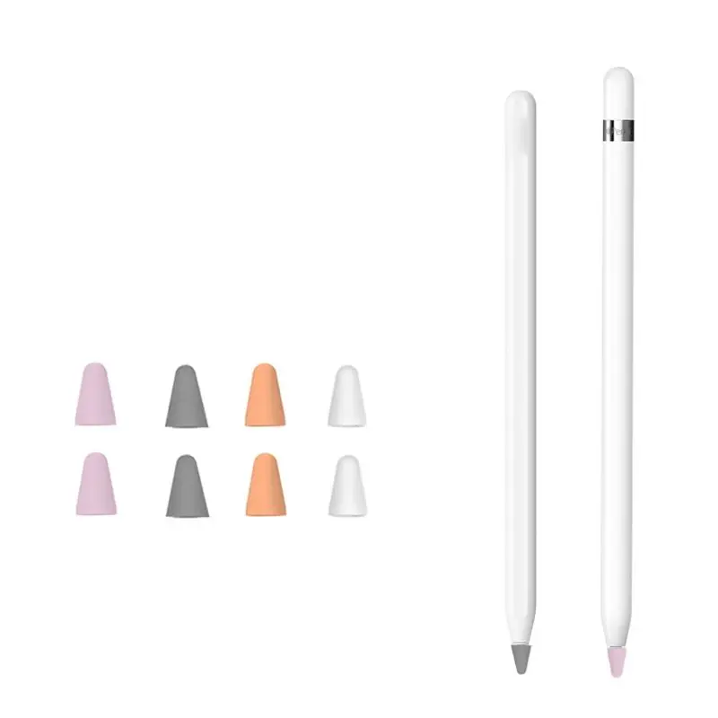 5 шт. силиконовый защитный чехол колпачок для наконечника кожи для Apple Pencil 1-й 2-й стилус ручка для тачскрина