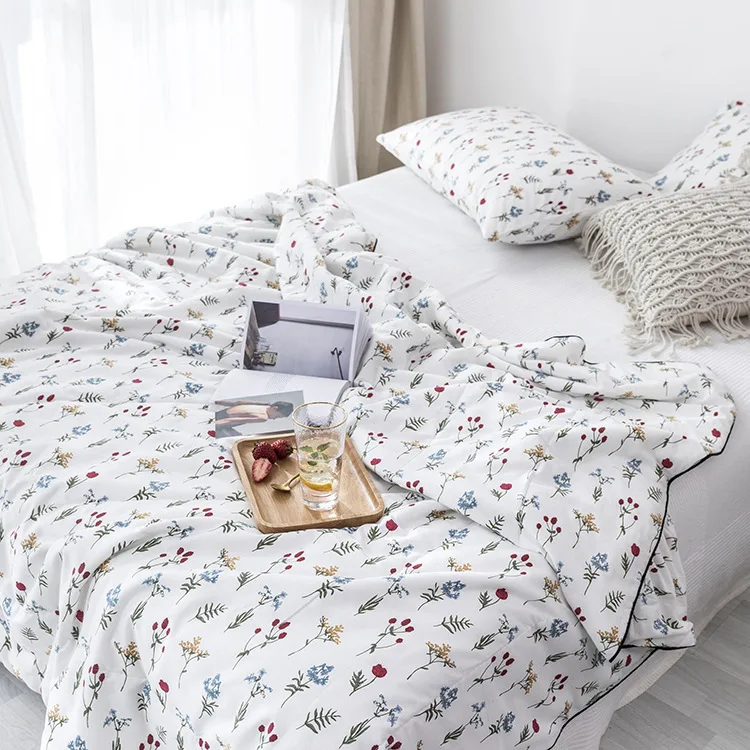 

Cotton Summer Quilt Cotton Summer Blanket Airable Cover Single Person Double Summer Thin Blanket Spring And Summer Dual Purpose