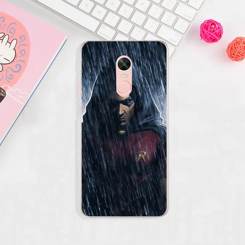 Мягкий силиконовый чехол из ТПУ для мобильного телефона Hero Red Robin Titans для Xiaomi Redmi Mi Note 2 3 3S 4X 4A 5 6 5 5S 5A 6 8 A1 Pro Plus - Цвет: image 9