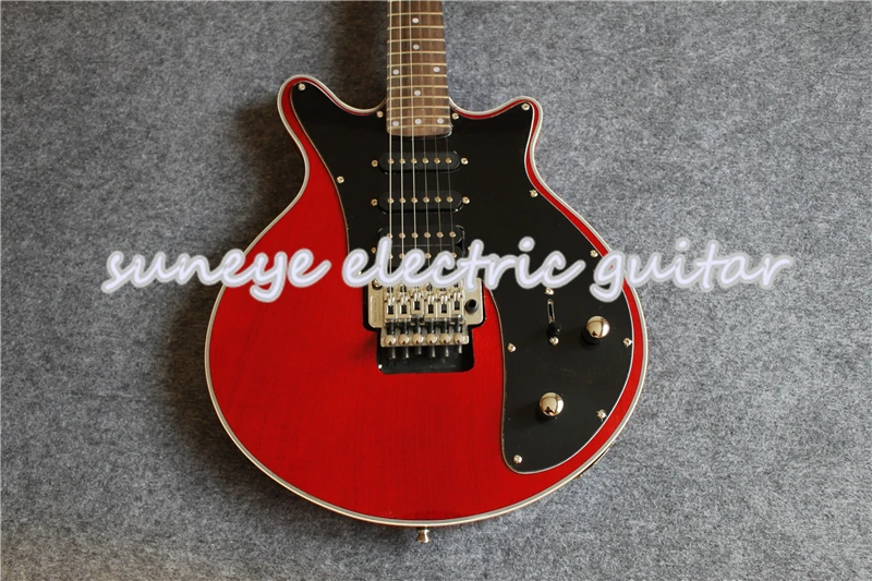 Custom Shop красная электрическая гитара Brian may-стиль гитара электрическая DIY Гитарный комплект на заказ