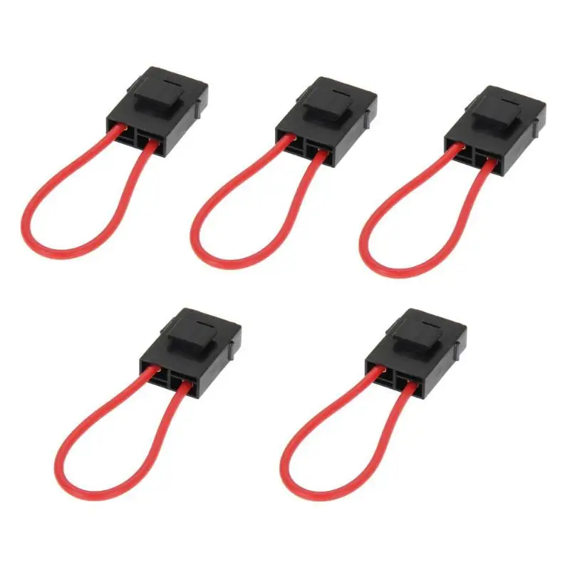 5pcs22 AWG Средний размер встроенные держатели предохранителей практичный и Прочный Простота портативный с 5 шт. 30A предохранители для автомобиля морской