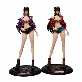 

Anime Street Fashion Female Emperor Boa Hancock 33CM PVC Statue Action Figure Collection Model Toy Desktop Decor X4557