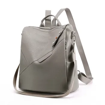 

ZZSLHL New Arrive 2020 Women's Fashion Backpack High Quality PU Leather Backpack Girls Travel Bags Red Black mochila feminina