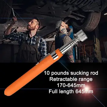 

Telescopic Magnetic Pick Up Tool With Bright Led Light Suck iron rods