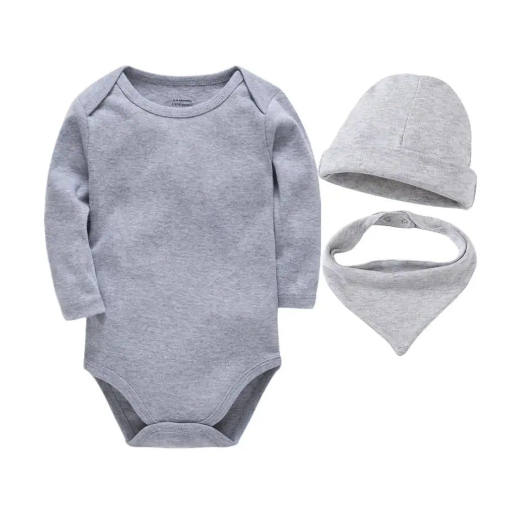 

Roupas De Bebe 100%Cotton Toddler Baby Boy Bodysuits Unisex Newborn Clothing Girl Romper Hats Bibs Infantil Baby Outfit Jumpsuit