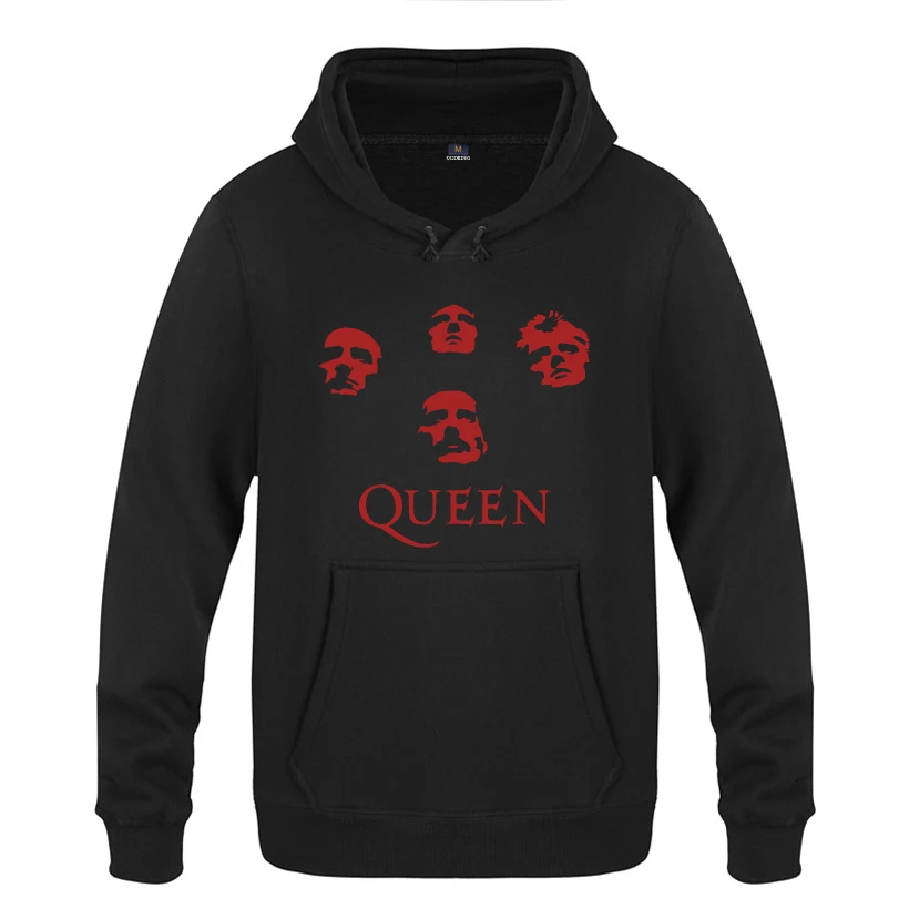 Тяжелый металл рок группа queen толстовки мужские мужские пуловеры флисовые толстовки с капюшоном