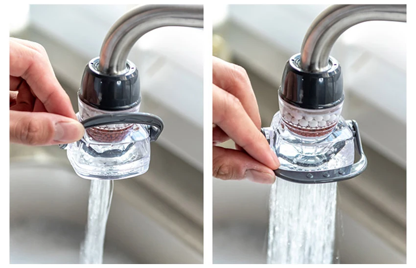Вращающийся кран расширитель кухонный кран фильтр Bubbler брызгозащищенный оголовье клапан снижение давления водная насадка Saver
