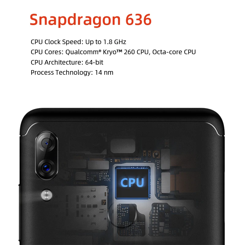 Global Version Lenovo K5 Pro 6GB 64GB Snapdragon 636 Octa Core Smartphone Quad Cameras 5.99 inch 4G