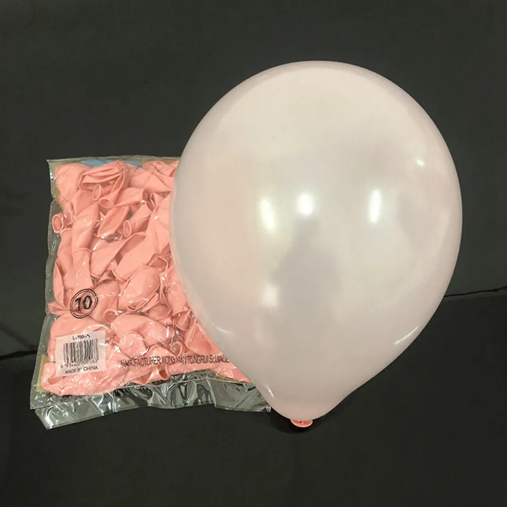 Light pink 5/10 шт. 1st День рождения украшения Детские игрушки шары 10 ''1,5g жемчужные латексные воздушные шары вечерние украшения Xmas Детские Globos шары - Цвет: Light pink