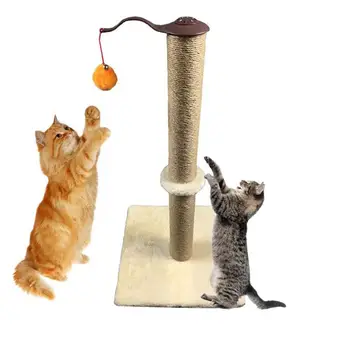 

360 Degrees cat toys Rotating Climbing Scratching Post Folding Toy Cat Scratcher Kitten Climbing Tree Furniture Protector Cat