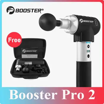

Booster Pro 2 Massage Gun 9 Speeds 5 Heads Deep Tissue Muscle Massage Gun Cordless Therapy Vibration Body Massager