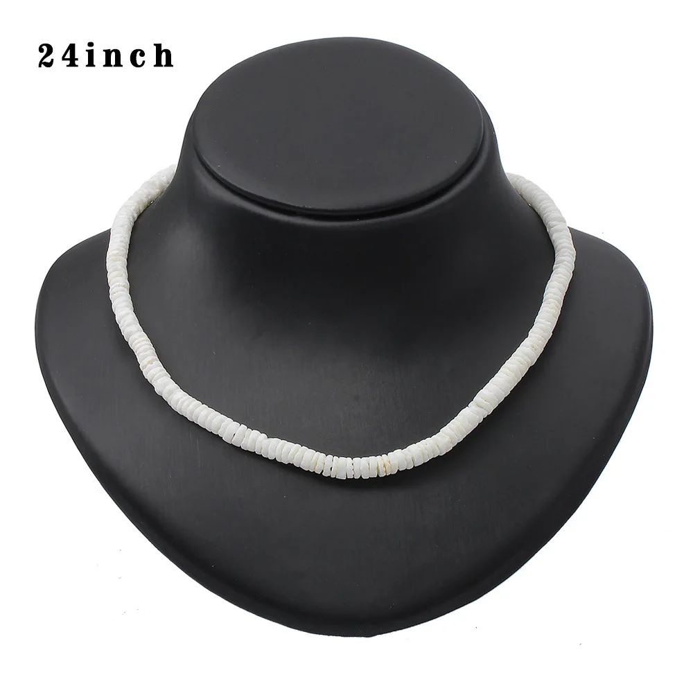 24 inch necklace Donarsei Летняя мода белая раковина Каури ожерелье для женщин пляж океанская раковина ожерелье в стиле бохо, ювелирное изделие - Окраска металла: 24 inch necklace