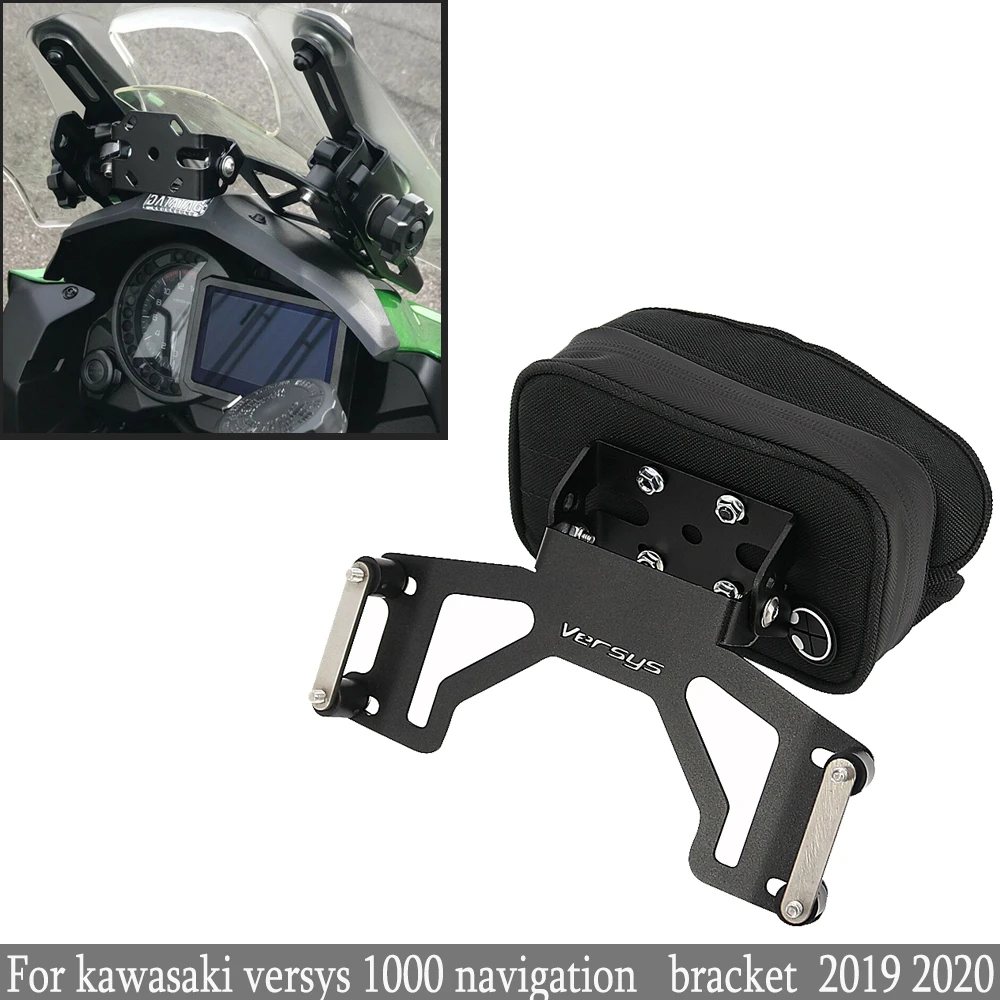 

For kawasaki versys 1000 2019 2020 Versys 1000 gps New motorcycle accessories mobile phone holder mobile GPS bracket kit