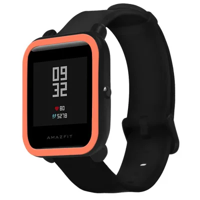 Orange Защитные чехлы для Xiaomi Amazfit Bip Youth Watch, мягкая силиконовая оболочка для Amazfit Bit, защитная рамка для здоровья, цветная защита - Цвет: Orange