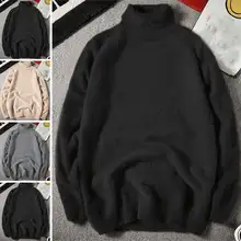 ^^Best Offers INCERUN Men's Turtleneck Pure Color Warm Sweater Long Sleeve Home Casual Warm Tops Men Korean Style Sweatshirt Camisa Size S-5XL ^^Best Offers INCERUN Men's Turtleneck Pure Color Warm Sweater Long Sleeve Home Casual Warm Tops Men Korean Style Sweatshirt Camisa Size S-5XL