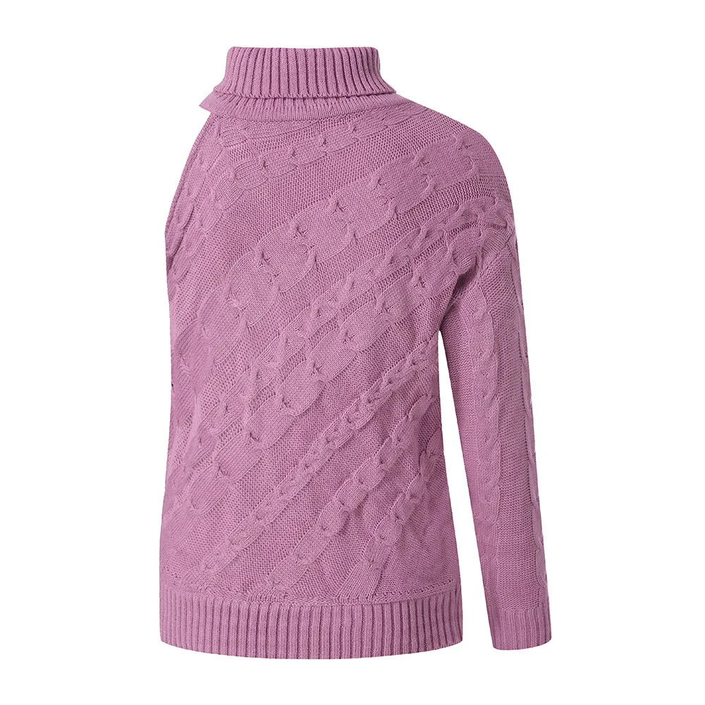 Off Single Shoulder Women Sweaters
