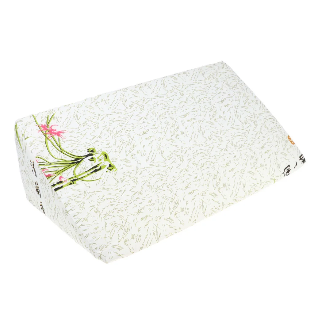 Elevating Memory Leg Rest Pillow Body Positioning Wedge Cushion Back Lumbar Support with Removable Cover - Blue / Red / White