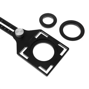 

Aluminum Alloy Multi Angle Measuring Six-Fold Ruler Positional Locator Universal Trepanning Lineation Tile Glass Punching Tool