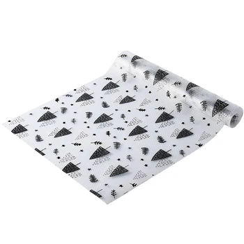 

EVA Anti-fouling Kitchen Wardrobe Oil Proof Waterproof Cabinet Mat Table Refrigerator Pad Cuttable Accessory Drawer Floral Print