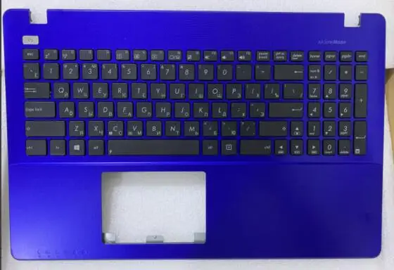 Русская клавиатура для ноутбука ASUS X550 K550VB X550C X550VC X550J X550VA A550L Y581C F550 R510L topcase с крышкой C - Цвет: Синий