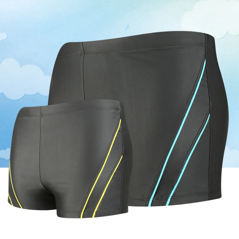 

Men Simple Swimming Trunks Hot Springs Anti-Awkward Adult Quick-Drying Loose-Fit Comfortable Ultra-stretch Boxer Swimming Trunks