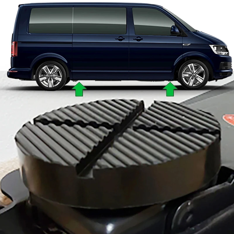 OlivesH SUV Car Lift Jack Stand Pads Black Rubber Slotted Floor Pad Frame Rail Adapter Frame Protector Lifter Adapter Dropship