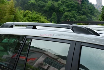 

Aluminum Alloy Top Roof Rack Rails Bars Carrier Bar For Toyota Land Cruiser Prado FJ150 2014 2015 2016