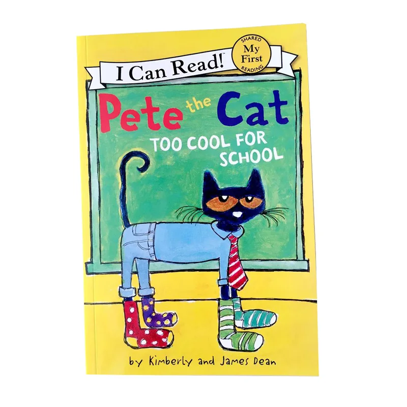 6 шт./компл. книги First I Can Read Pete the Cat Kids классические рассказов для детей раннее