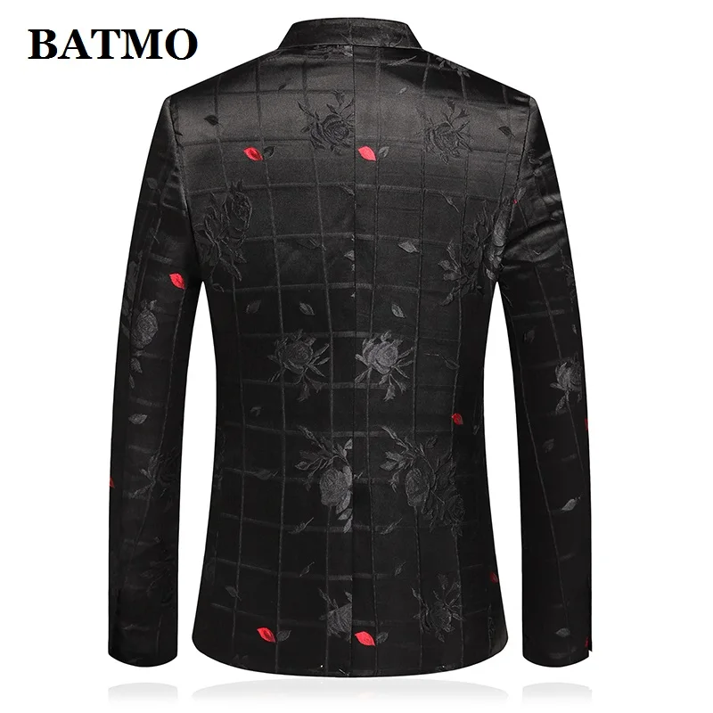 BATMO Новое поступление Печатный Тонкий Повседневный блейзер для мужчин, мужские куртки с принтом, большие размеры M-4XL C795