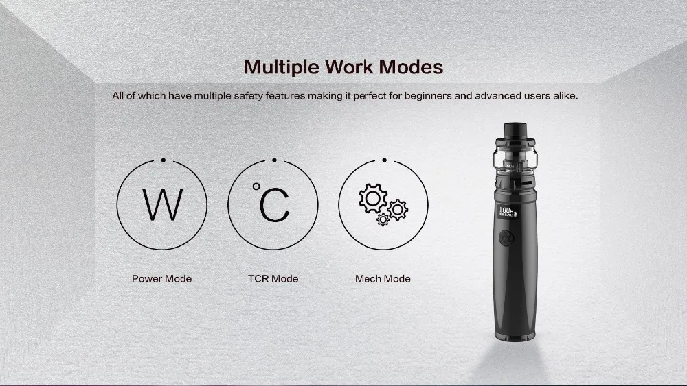 UWELL Nunchaku 2 Kit 5-100 W 5ML Nunchaku 2 Tank supports 18650/20700/21700 batteries E-cigarette Vape Kit