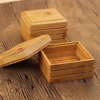 

Environmentally Soap Dish Box Wood Container Waterproof Travel Cas Case Holder