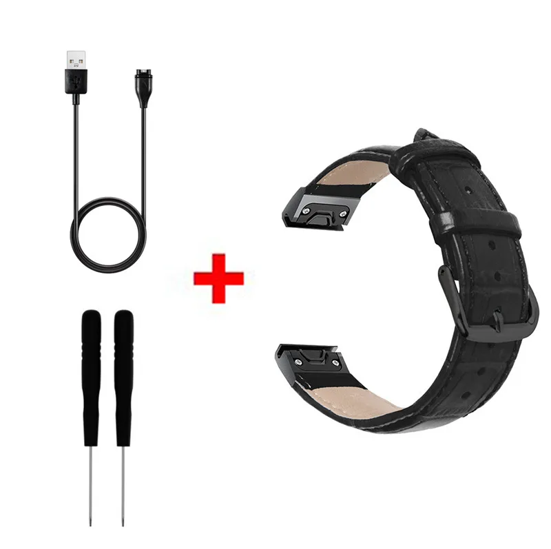 Color19 3в1 быстроразъемный браслет для Garmin Fenix 5X5 5S Plus 3 3 HR USB кабель для зарядки для Garmin Fenix 5s Часы Браслет ремешок - Цвет: Color19