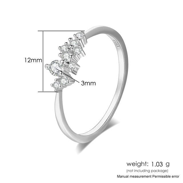 Ring For Women Simple Style Cubic Zirconia Wedding Ring Light Gold Color Fashion Jewelry KBR103