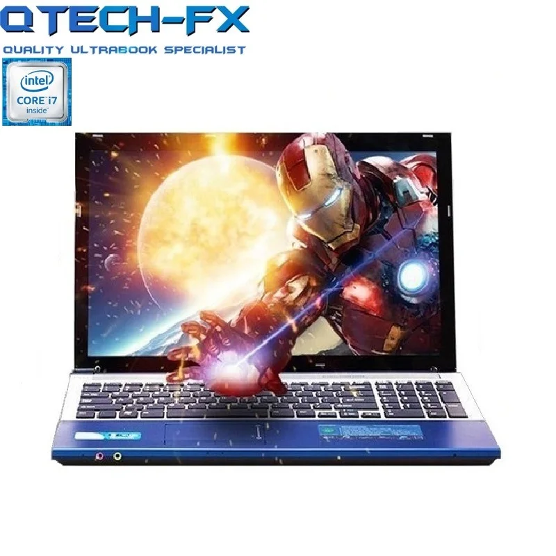 Игровой ноутбук i7 SSD 512 ГБ 256 128 ОЗУ 8 Гб металл 15 6 &quotWindows 10 большой DVD i5 арабский Azerty