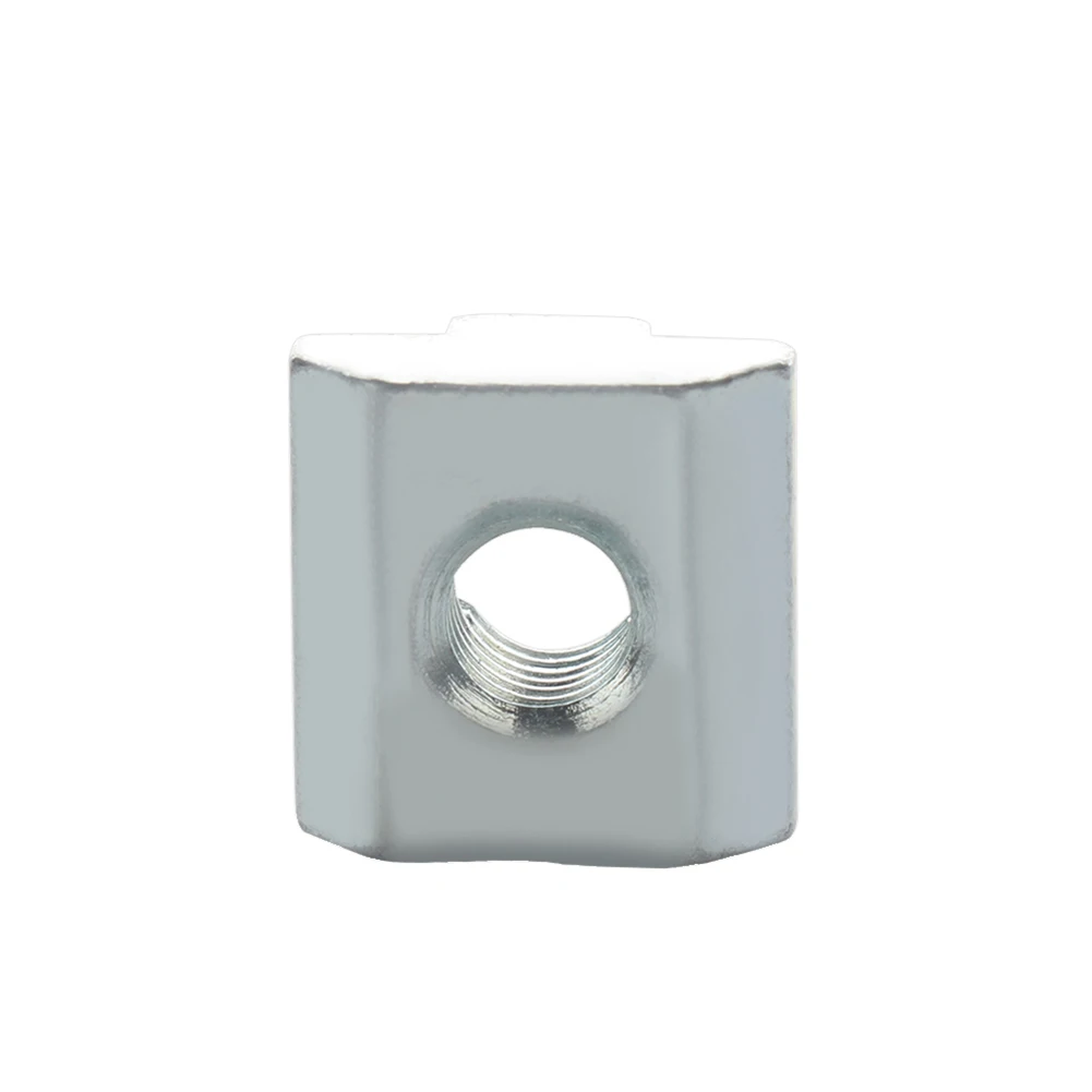 10pcs T Sliding Hammer Nut block Square nuts M6 Nut 4040 Aluminum Profile slot 6 Zinc Coated Plate Aluminum Accessories