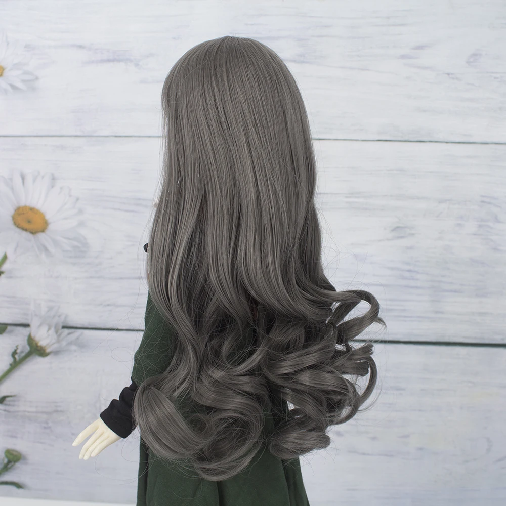 Aidolla BJD/SD кукольные парики длинные вьющиеся новые белые желтые Ombre born baby цветные волосы для 1/3 1/4 аксессуары для кукол
