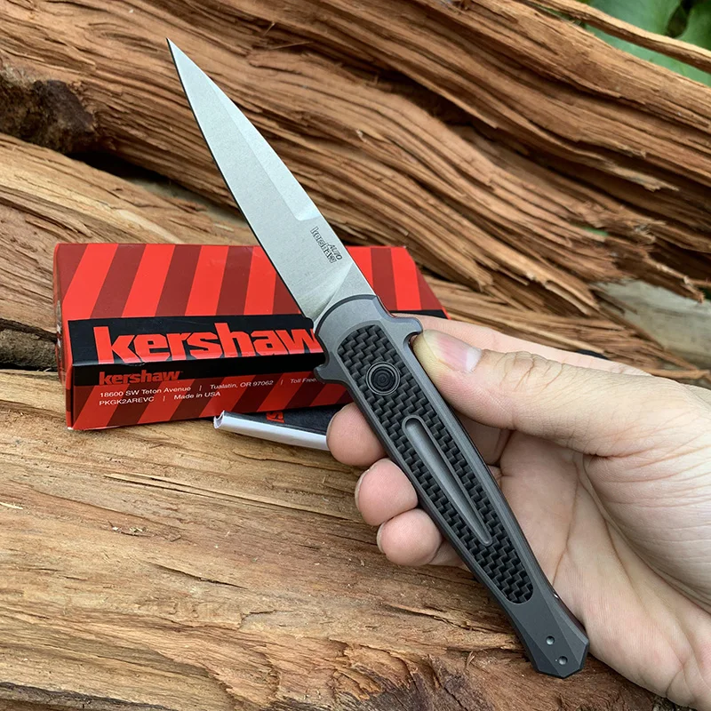 Baratos Nuevos productos OEM kershaw 7150 CPM154 ation aleación de aluminio para caza de supervivencia al aire libre cuchillo táctico EDC Herramienta de bolsillo