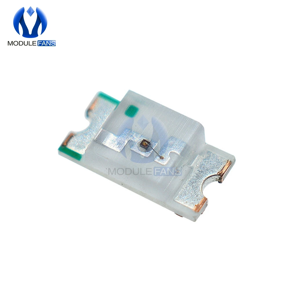 100 шт Желтый 1206 SMD SMT супер яркий светодиодный оптом