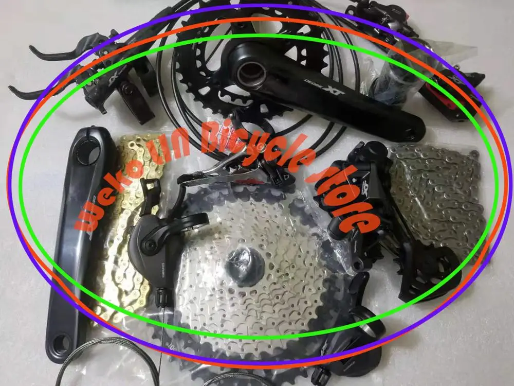 DEORE XT M8100 2*12S MTB велосипедный велосипед 170 мм 175 тормоз skilful cassette YBN цепь|Велосипедный